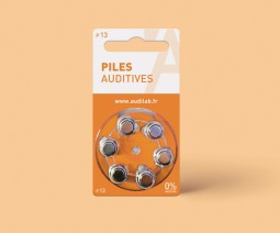 30 Piles auditives Audilab - Référence 13