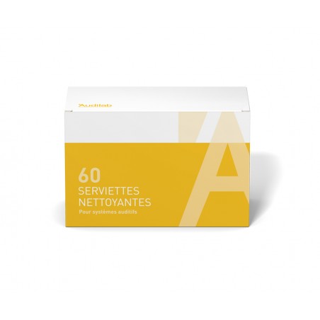 lingettes nettoyantes Audilab pour appareils auditifs