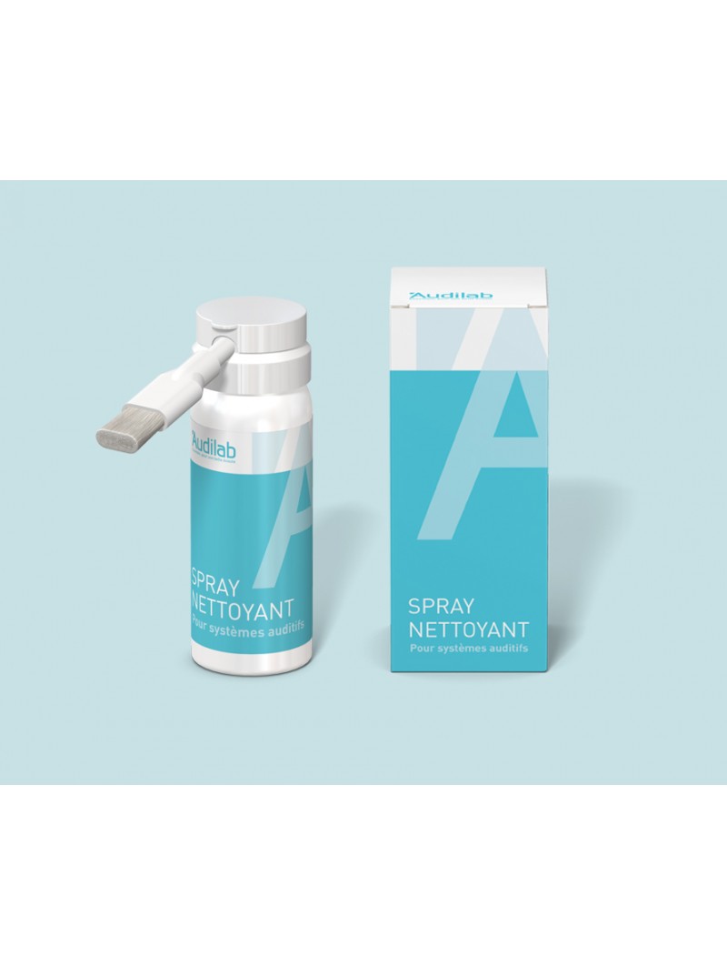 Spray nettoyant Audilab pour appareils auditifs