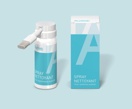 Spray nettoyant Audilab pour appareils auditifs