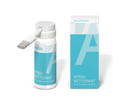 Spray nettoyant Audilab pour appareils auditifs Spray nettoyant Audilab pour appareils auditifs